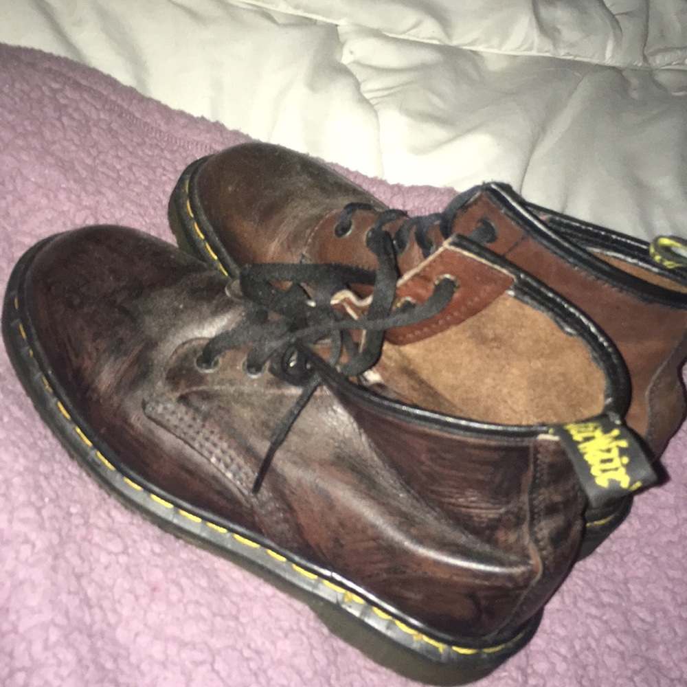 Used brown doc martins